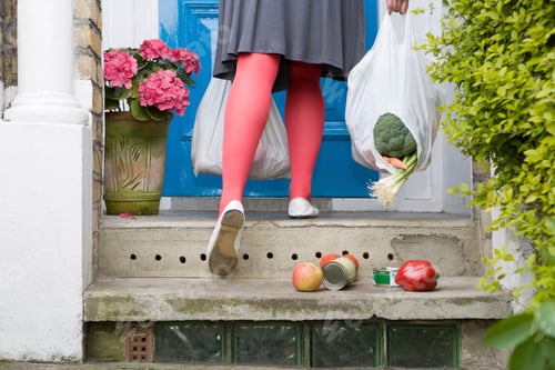 Preview: Grocery run with a bit of a mishap on the doorstep
