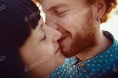 Preview: Happy hipster couple on holiday having fun and enjoy the time