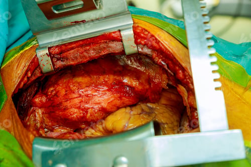 Preview: Surgery for coronary artery disease using off-pump technique surgery operation in the operating room