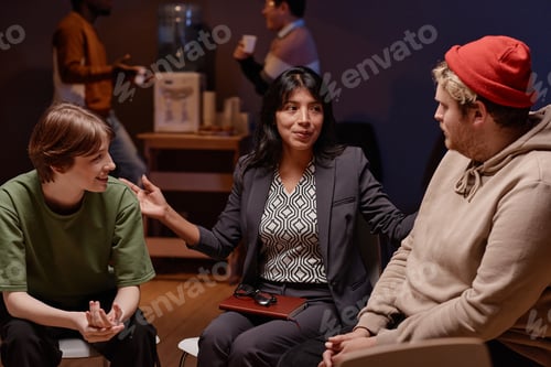 Preview: Chatting With Clients During Break