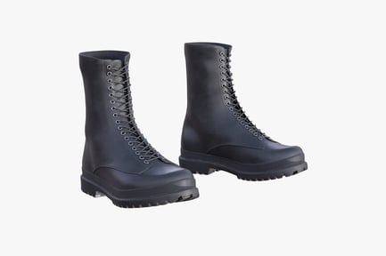 Preview: Tactical Boots: Lace-Up Military Style, Low Poly