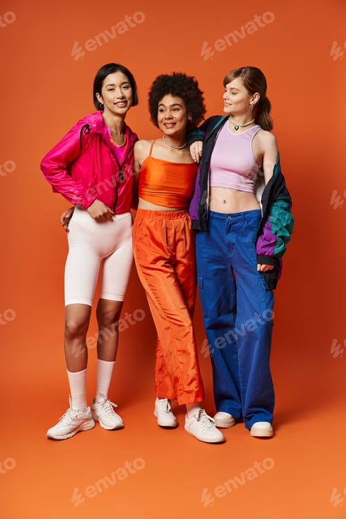 Preview: Trio of diverse women embracing unity