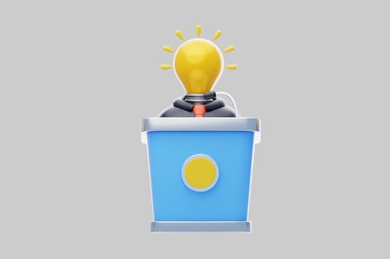 Preview: Idea man podium speaker