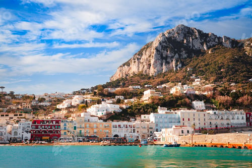 Preview: Capri, Italy viewed from Marina Grande