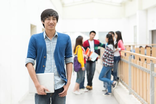 Preview: Asian College Student On Campus