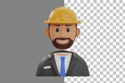 Preview: Engineer 3D Illustration
