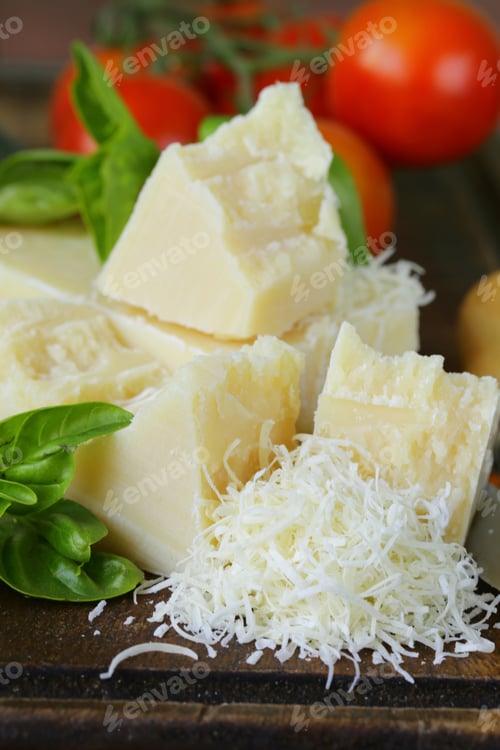 Preview: Fresh Tasty Hard Parmesan Cheese