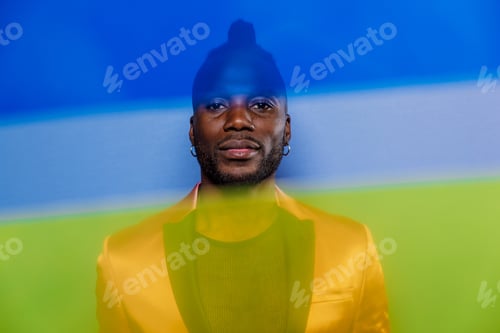 Preview: Artistic portrait with gel lights