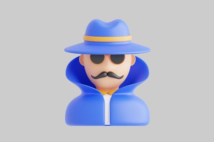 Preview: Detective with hat and sunglasses