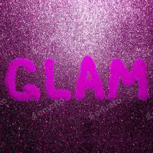 Preview: Text Glitter Glam Minimal Design