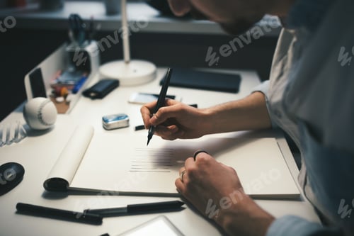 Preview: Designer at work in office