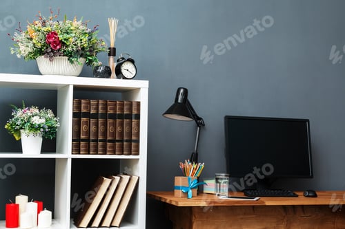 Preview: Workplace with computer