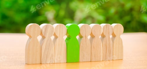 Preview: Wooden figures of people