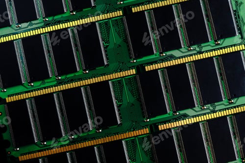 Preview: Stick of computer random access memory. Ram