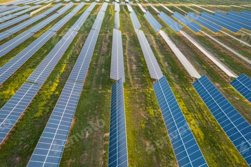 Preview: Solar panel, photovoltaic, alternative electricity source - concept of sustainable resources