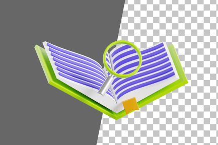 Preview: Reading Book 3D Icon