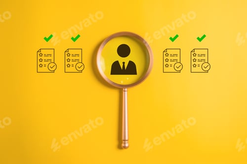 Preview: Human resources choosing suitable employee to join work, Choosing professional leader competency