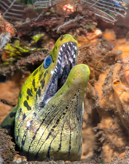 Preview: Giant Green Moray Eel