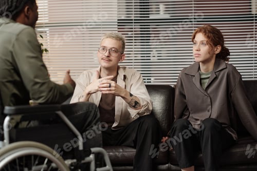Preview: Diverse Colleagues Talking During Break Time
