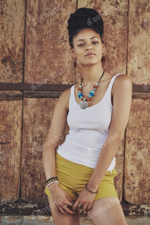 Preview: When your funk is on fleek. Portrait of an attractive and trendy young woman.