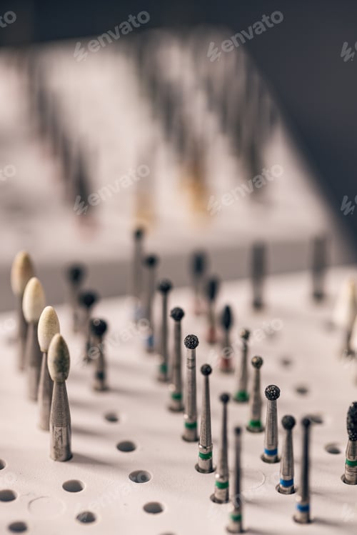Preview: Set of dental bur equipment