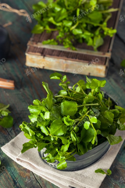 Preview: Raw Organic Green Watercress