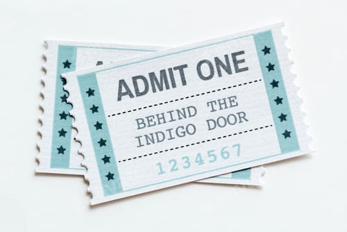 Preview: Closeup of an entertainment show ticket entertainment concept
