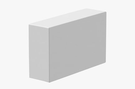 Preview: Cream Cheese Container Blank, Rectangular Box