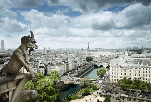 Preview: Gargoyle On Notre Dame Cathedral, Paris, France