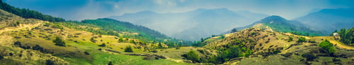 Preview: Panoramic mountain landscape