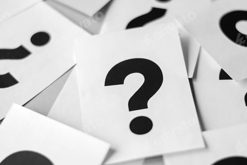 Preview: Cards with question marks