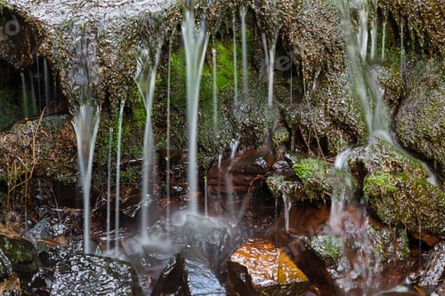 Preview: Little Waterfalls Long Exposure Detail