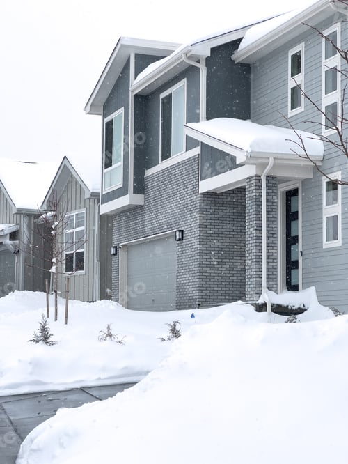 Preview: Freshly Shoveled Driveways After Winter Snowfall