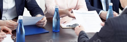 Preview: Water bottles on table