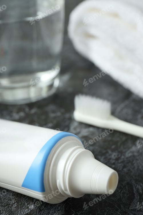 Preview: Concept of tooth or oral care, close up