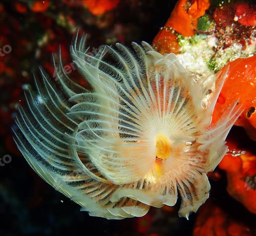 Preview: Colorful sea life underwater, shallow underwater seascape