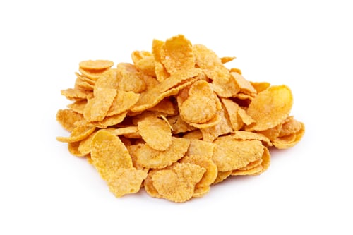Preview: Corn flakes assortment isolated on white background
