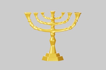 Preview: Golden temple candelabra