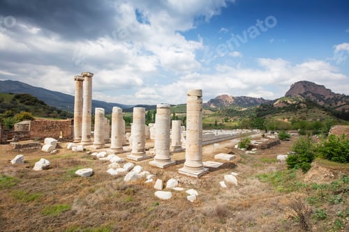 Preview: The Temple of Artemis. Sardes Ancient city. Manisa, Turkey. UNESCO World Heritage Tentative List.