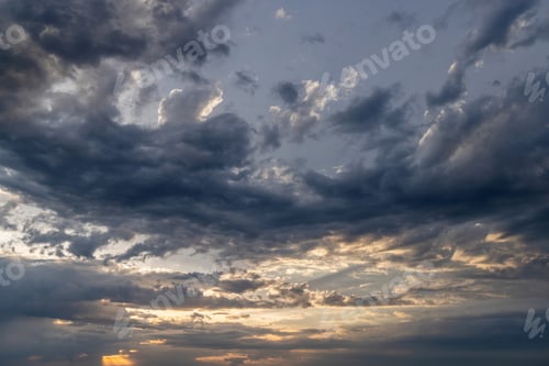 Preview: Dramatic sunset sky