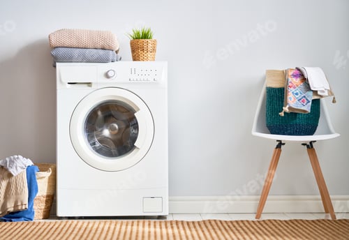 Preview: laundry room with a washing machine