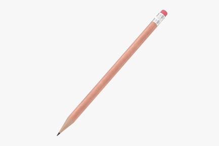 Preview: Classic Graphite Pencil with Pink Eraser