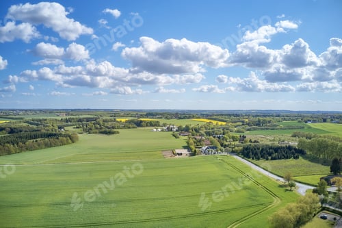 Preview: Aerial vies of the countryside in Denmark
