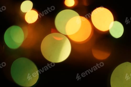 Preview: Blurred Bokeh Of Christmas Light For Background