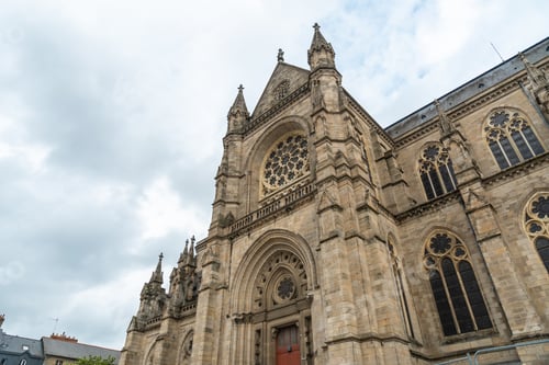Preview: Basilique Notre-Dame de Bonne Nouvelle de Rennes. Capital of the province of Brittany