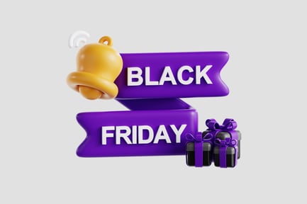 Preview: Black Friday 3D Icon