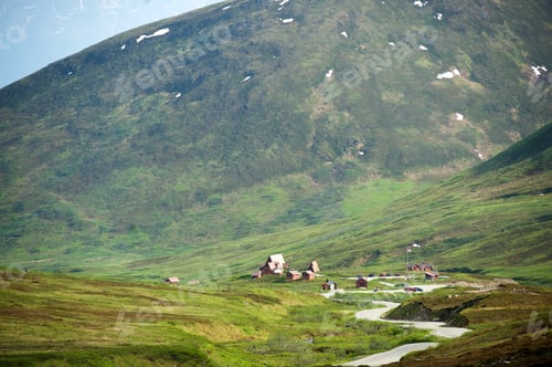 Preview: Hatcher Pass lodge, Hatcher Pass, Matanuska Valley, Palmer, Alaska, USA