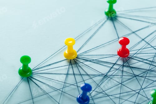 Preview: Network with pins