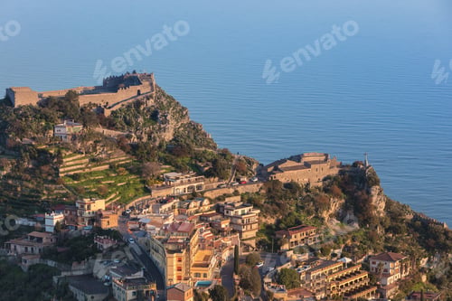 Preview: aerial view of Taormina, Italy