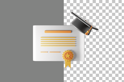 Preview: Diploma 3D Icon
